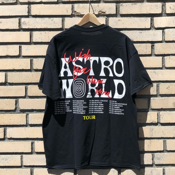 Vlone Shirts Travis Scott Astroworld Wish You Were Here Tshirt Poshmark